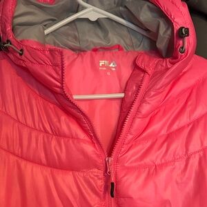 Fila Pink Puffer Jacket